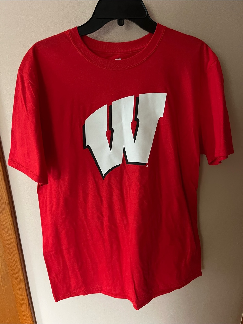 Fanatics Red Short Sleeve Tee with White 'W' Logo